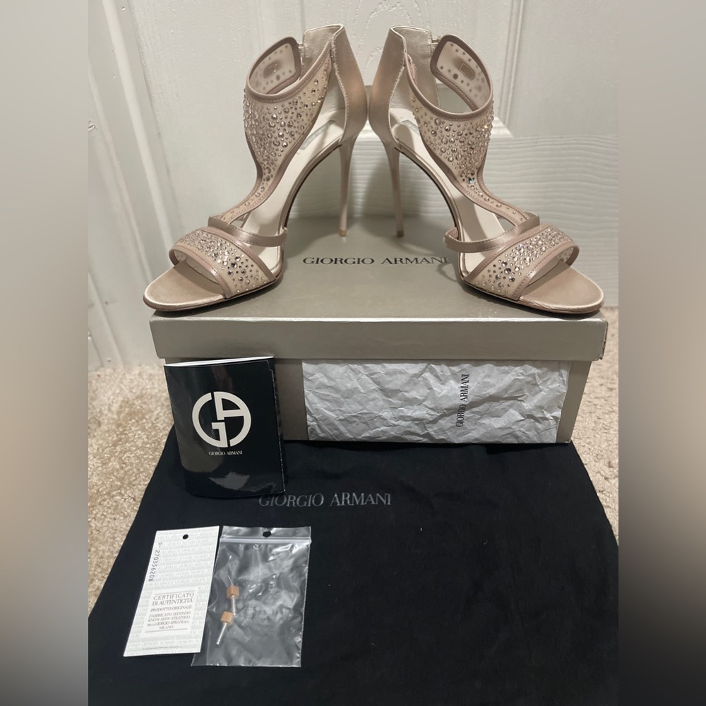 Authentic Giorgio Armani Swarovski Sandals